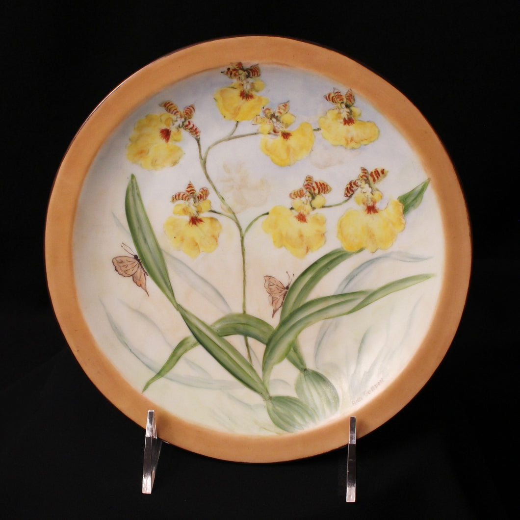 Hand Painted Oncidiums on Bavarian China